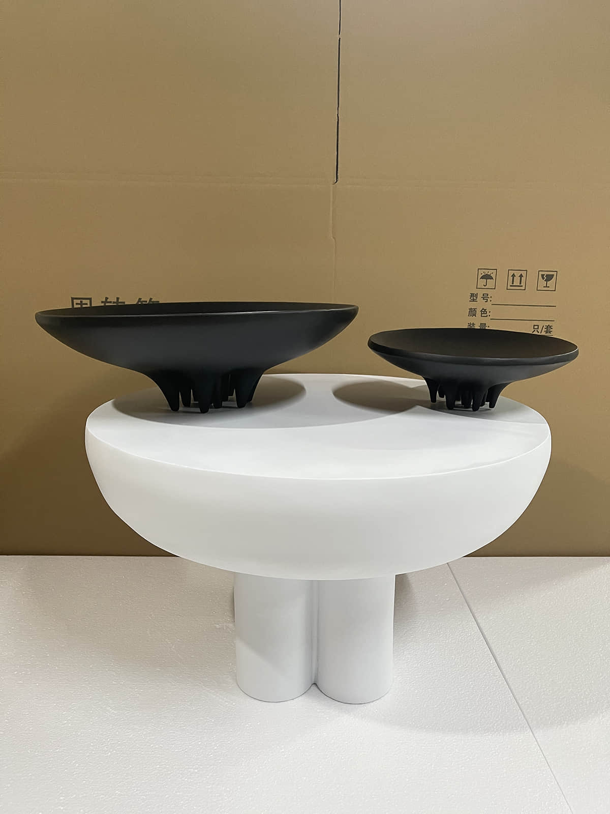 HF101-1 & HF101-2 Sculptural Fiberglass Tables HF101-1 & HF101-2 Sculptural Fiberglass Tables