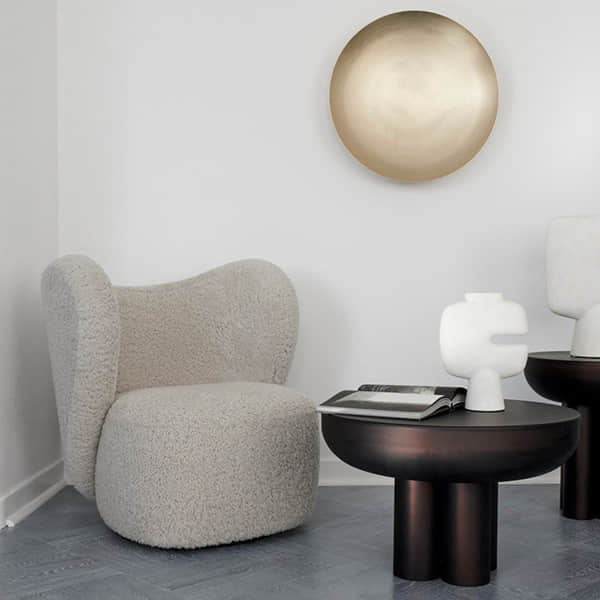 HF101-1 & HF101-2 Sculptural Fiberglass Tables