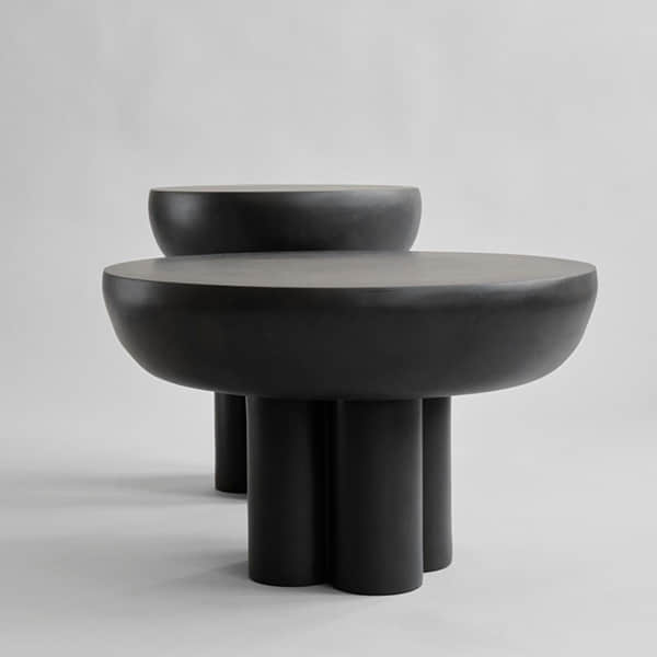 HF101-1 & HF101-2 Sculptural Fiberglass Tables