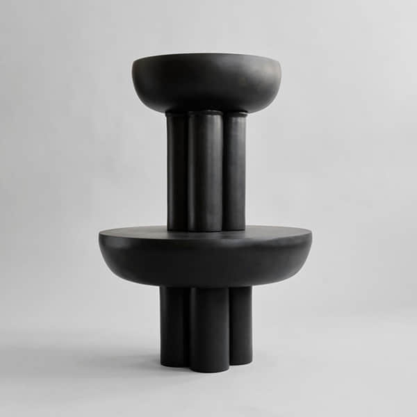 HF101-1 & HF101-2 Sculptural Fiberglass Tables