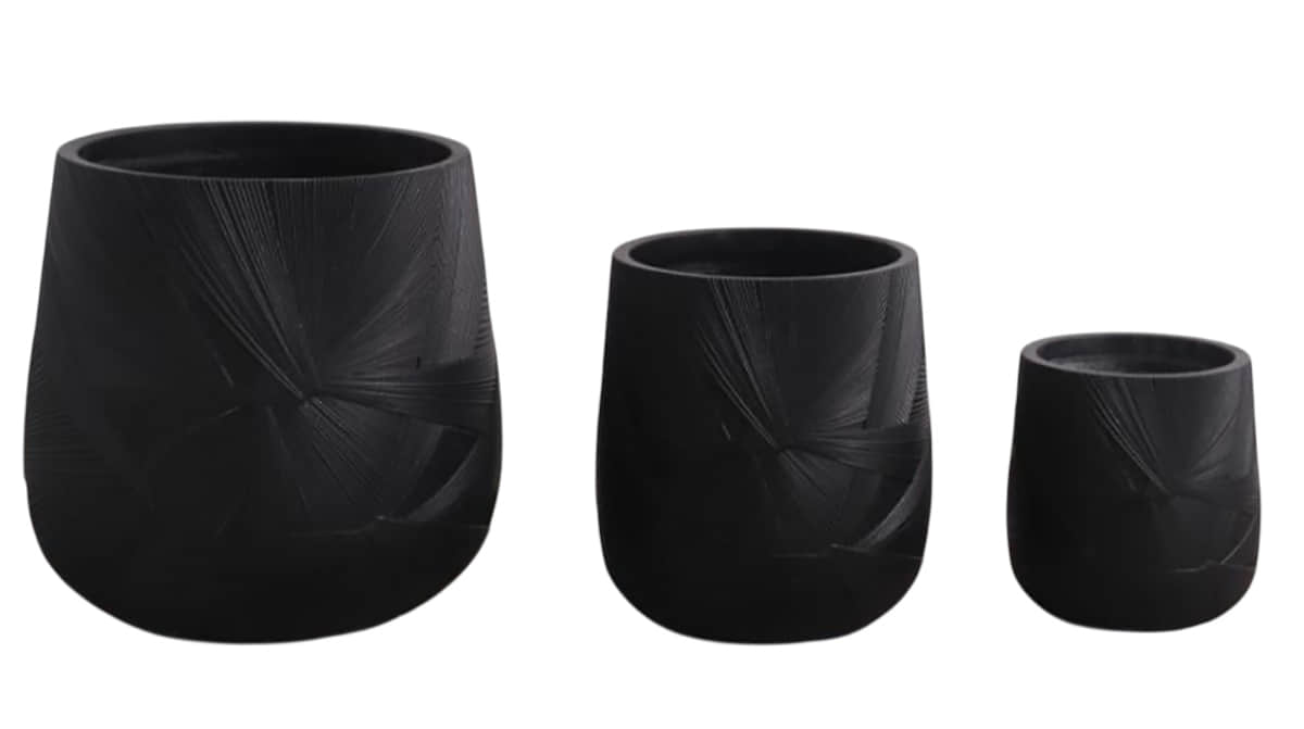 HF2407 & HF2405 Textured Fiberglass Planter Sets HF2407 & HF2405 Textured Fiberglass Planter Sets